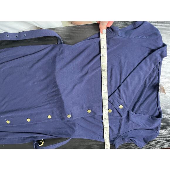 Vintage Y2K Cache Knit Belted Bodycon Mini Dress - Picture 9 of 9